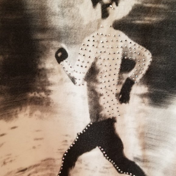 Style and Co Short sleeve studded tee - Picture 4 of 6